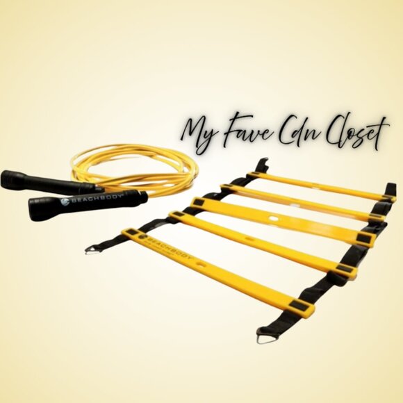 NEW* Beachbody/Bodi Insanity The Asylum Agility ladder & skipping rope set - Picture 1 of 6